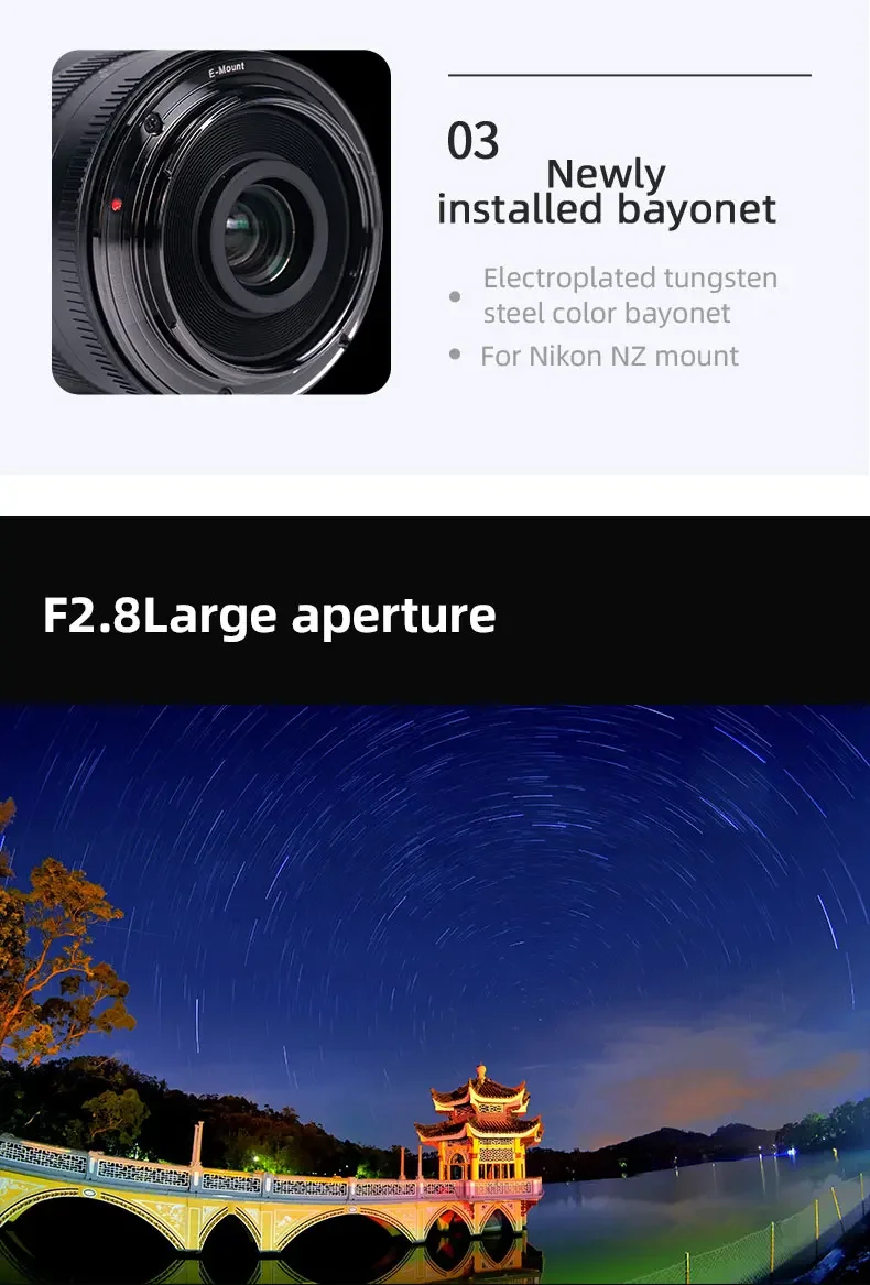 7artisans 7.5mm F2.8 II Ultra Wide-Angle Fisheye Camera Lens for Sony E Canon EO