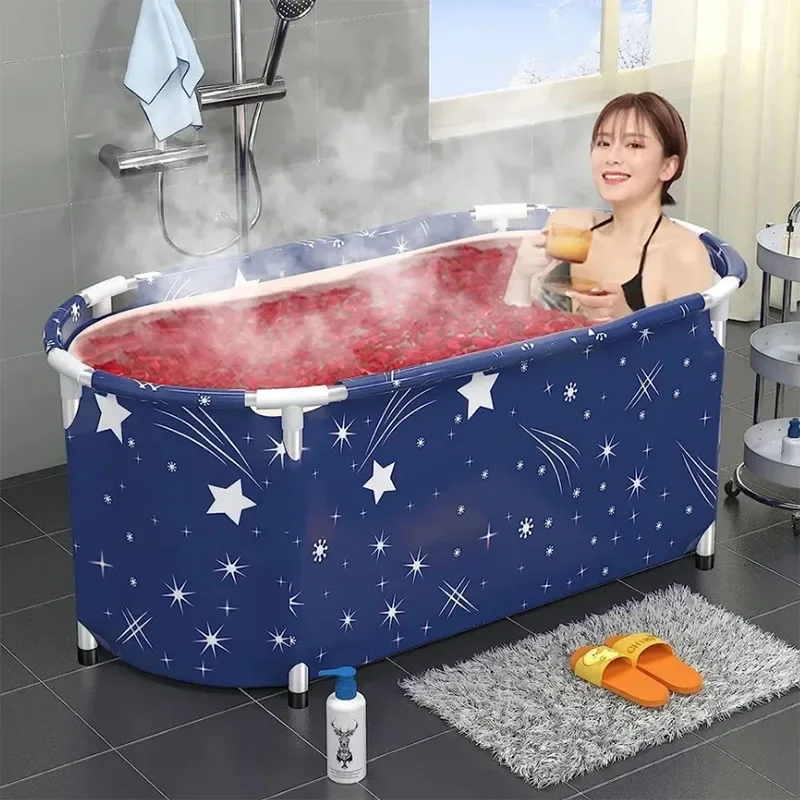 

Portable Bathtub adult Soaking Bath Tub Hot water Large size Bathtub for Shower Bath Bucket
