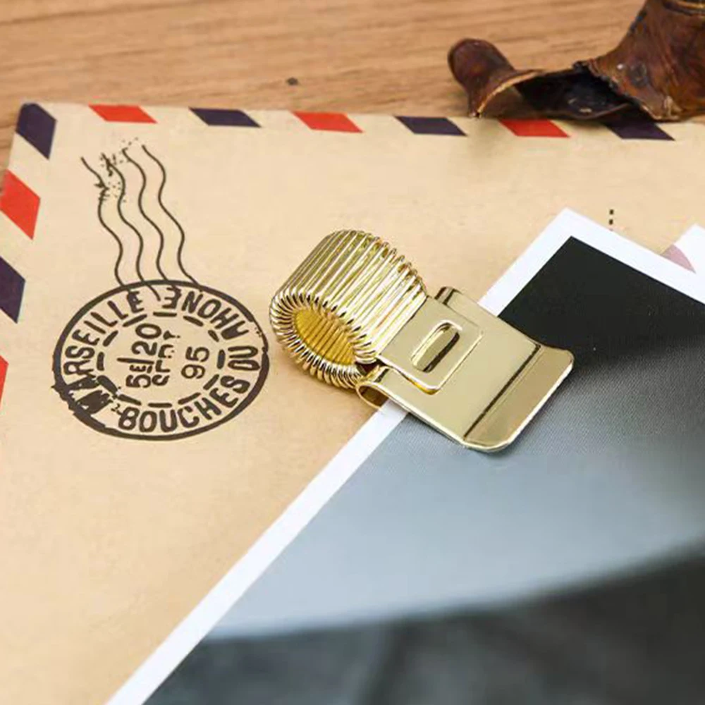 Pen Holder Pen And Brush Holder Pen Loop Pen Clip 1/3PCS Notepad Portable Spring Pen Slot Multifunctional Telescopic Spring Electroplating Pen Clip Fixed Stationery Accessories