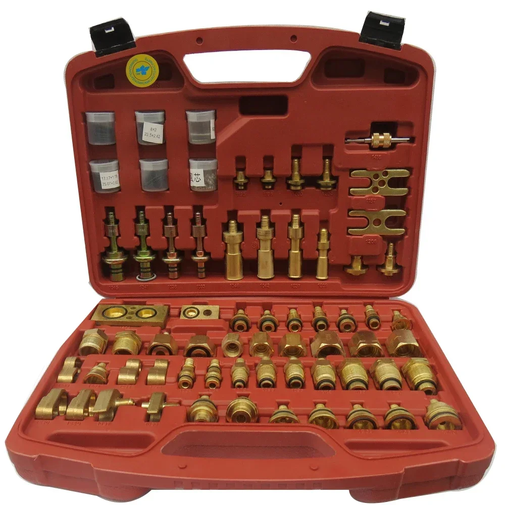 Rilevatore Di Perdite Di Gas Refrigerante Kit Di Test Di Tenuta Del Compressore Aria Condizionata Strumenti Di Riparazione Ac Per Auto Europa America 