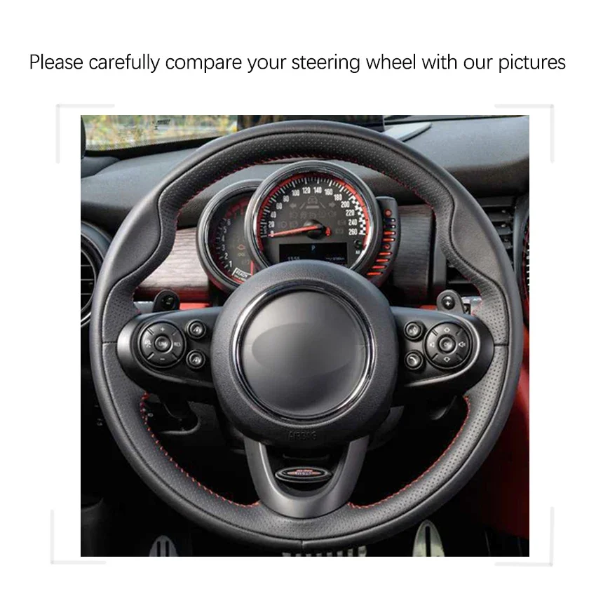 Coprivolante Cucito a Mano Compatibile con Mini Clubman