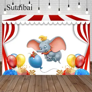 Conjunto de Cumpleaños Celeste de Dumbo – Telas y retales