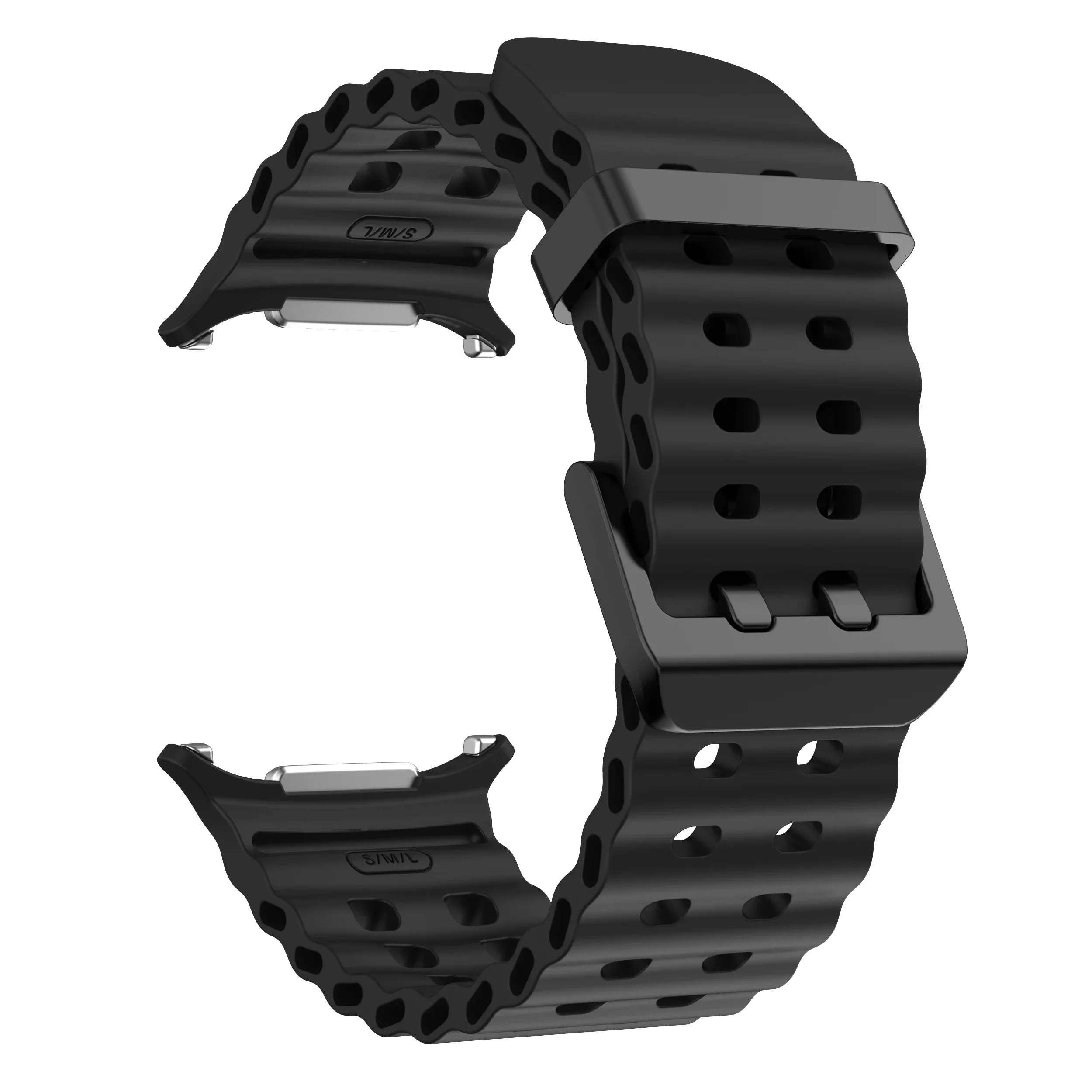 Sports Silicone Strap Bracelet for Galaxy Watch Ultra - Marine Band Accessory