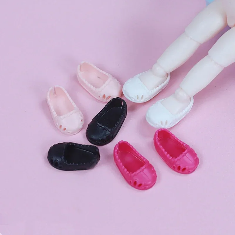 Doll Shoes Doll Stand Doll Accessories 4 Pairs High Quality Shoes for 16cm BJD Dolls Stand Other Accessories General-Purpose 1/8 Doll Body PVC