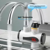Robinet électrique chauffe-eau affichage de la température chauffe-eau instantané cuisine Machine de chauffage de l'eau sans réservoir 3