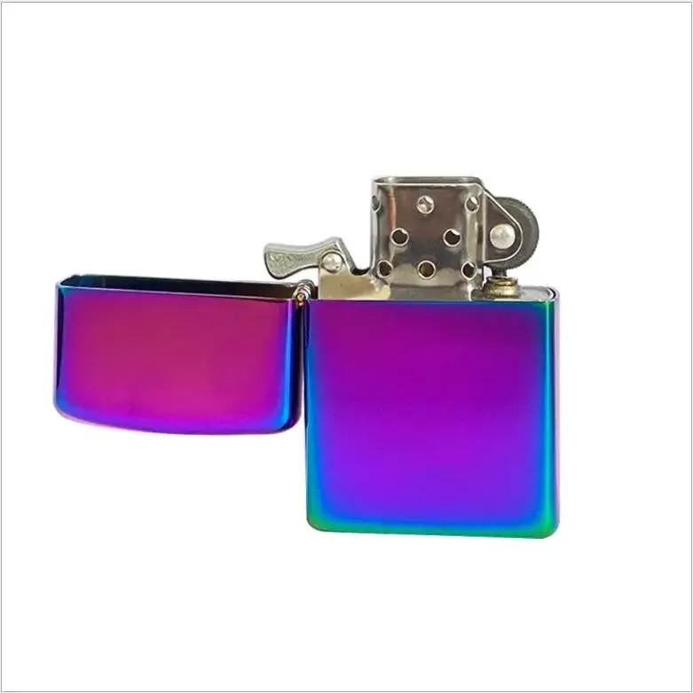 

Metal Windproof Kerosene Lighter Smoke Accesoires Outside Tools Old Style Grinding Wheel Ignition Gasoline Oil Lighter for Men