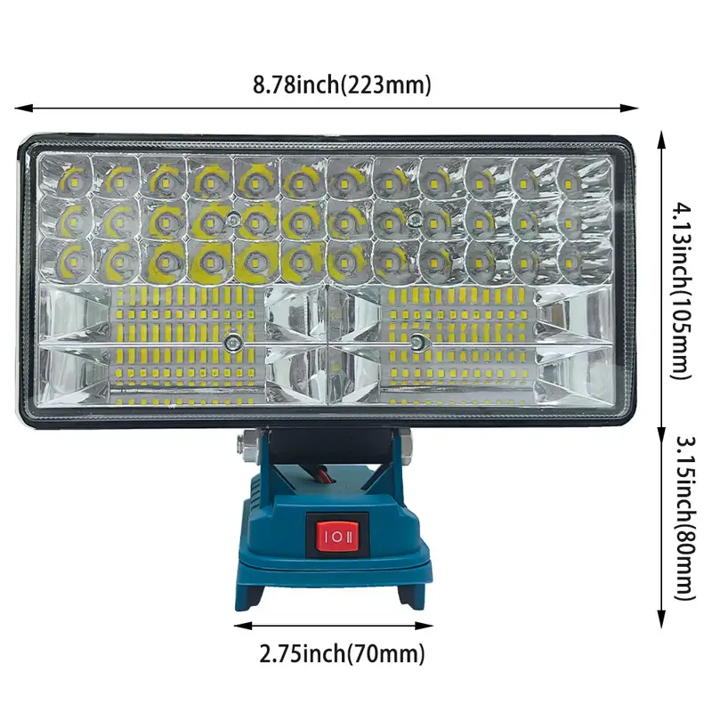LED Work Light 3/4/8Inch For Makita 14.4V 18V Li-ion Battery Lamp With USB Outdoor Flashlight Lantern Camping Emergency Light - Image 2