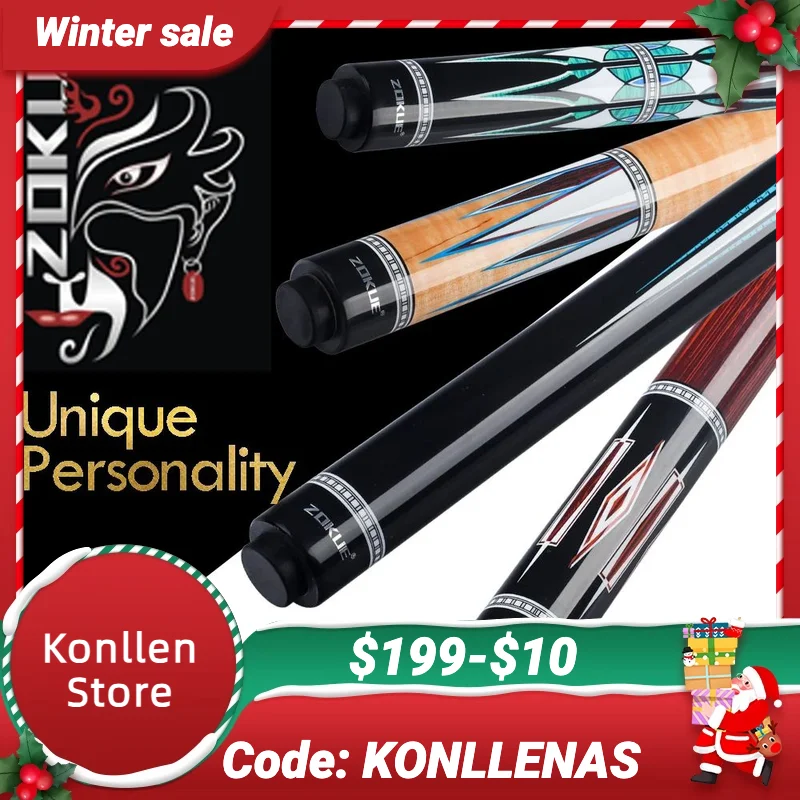 Zokue Carom Stick Professionale Carom Stecca Da Biliardo Coreano 3 Cushion Cue Carom Cue Taper 12Mm Tip 142 Cm Libre Cue Con Custodia