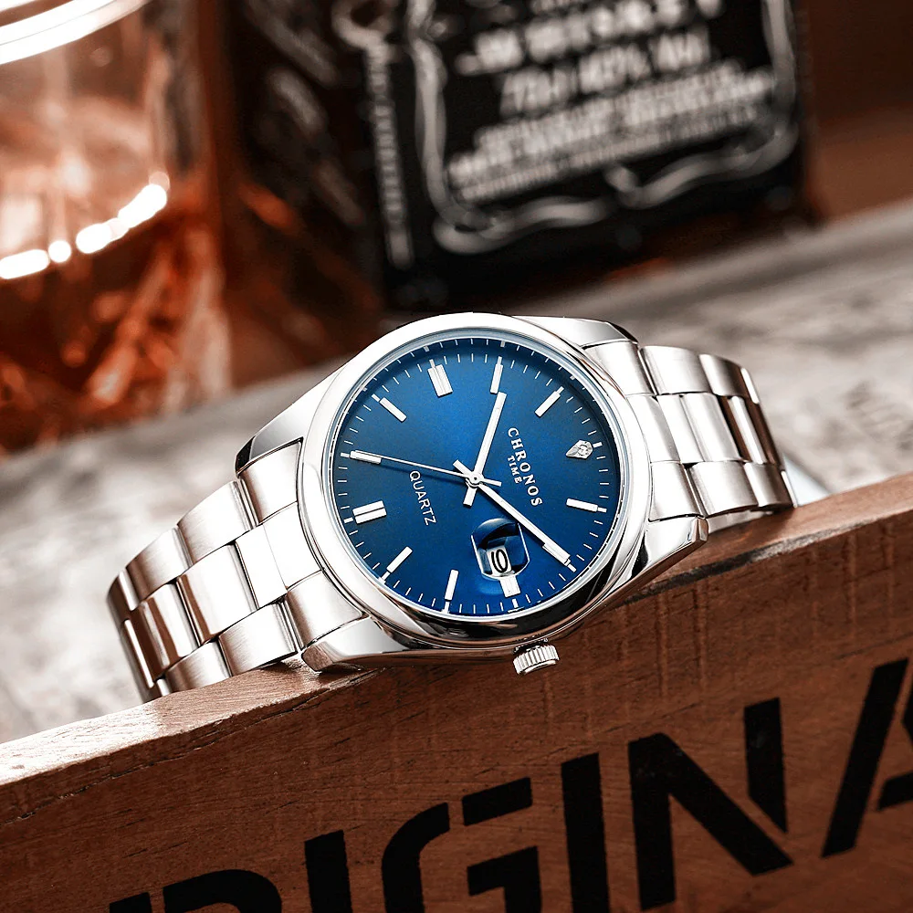 CHRONOS Top Brand Luxury Man Wristwatch Waterproof Luminous Date Men thumbnail 4