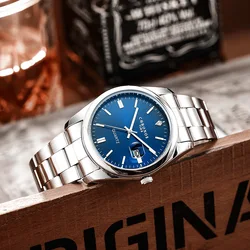 CHRONOS Luxury Waterproof Luminous Stainless Steel Quartz Men's Wristwatch (CH0804LAN)