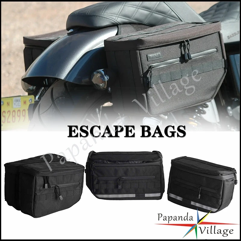 

Седельный чемодан для багажа, седельная сумка, необходимые боковые дорожные сумки для Harley Softail Dyna Glide Sportster, универсальные