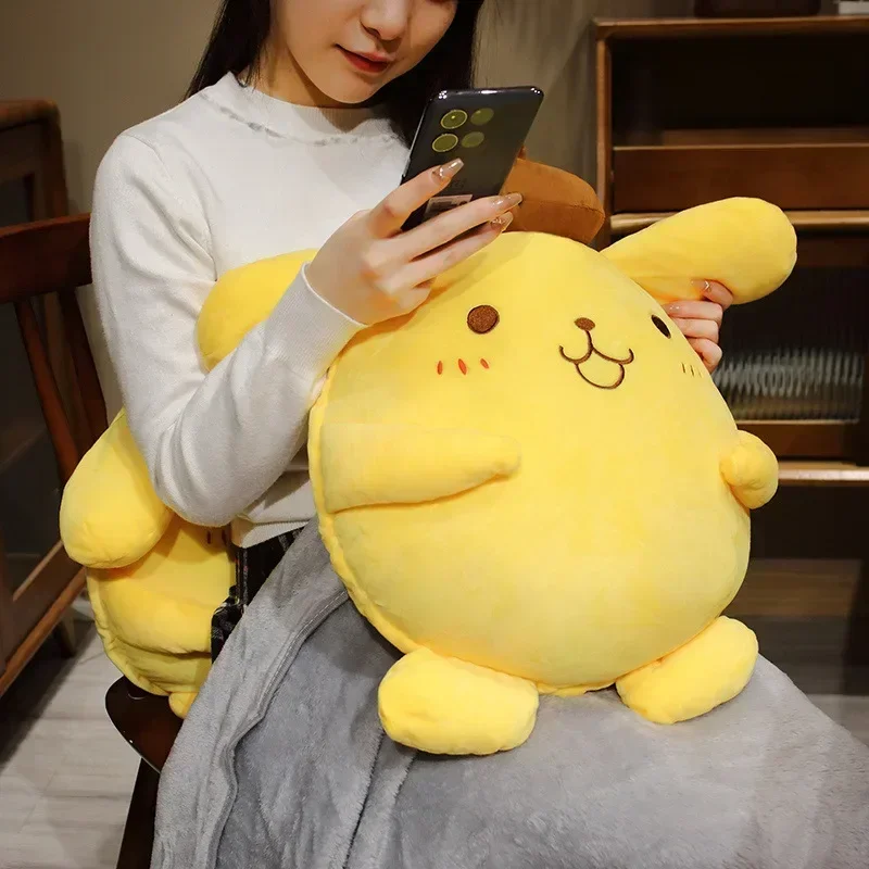 

Симпатичные плюшевые куклы Sanrio помпомпурин, Офисная набивная Подушка, мягкая набивная Подушка помпомурин, плюшевая кукла-животное, украшение для комнаты, подарок