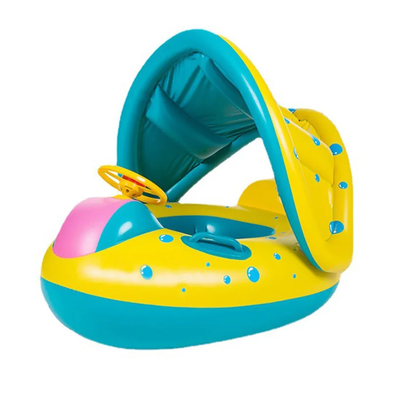 Inflatable Swim Ring Pool Floats for 5-9 Years Old Kid Water Amusement Baby Swim Tube Water Play Supplies Float Seat Baby Floats 3