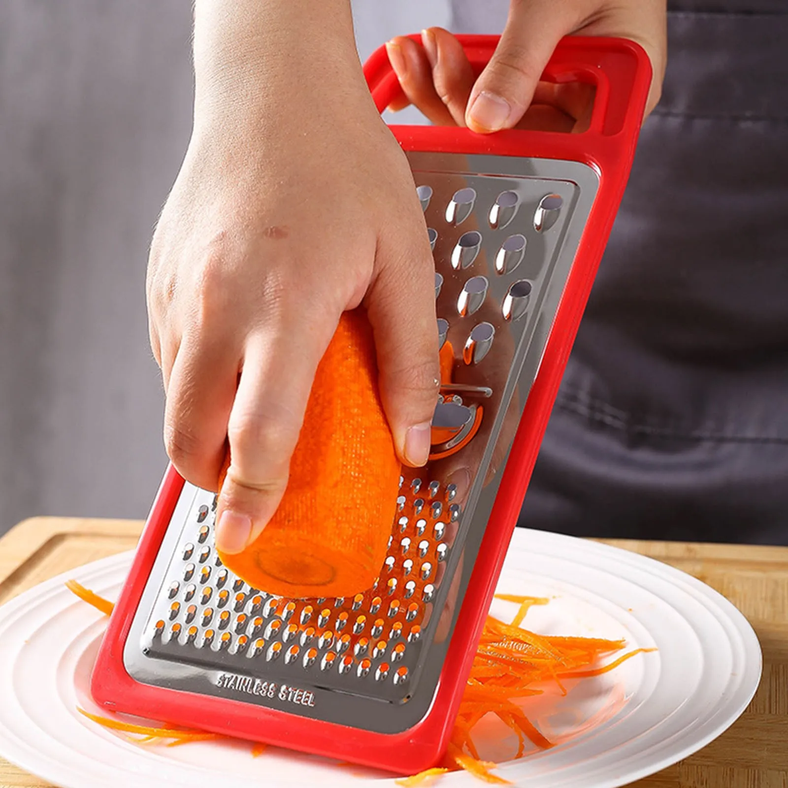 1pc Multifunctional Hand-held Potato Slicer And Veggie Shredder