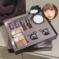 ART VALUE Makeup Sets Include 4 Lip Mud,1 Face Blush,1 Pressed Powder,1 Eyesshadow Palette,1 Highlighter Powder, 8 PCS Cosmetics 1