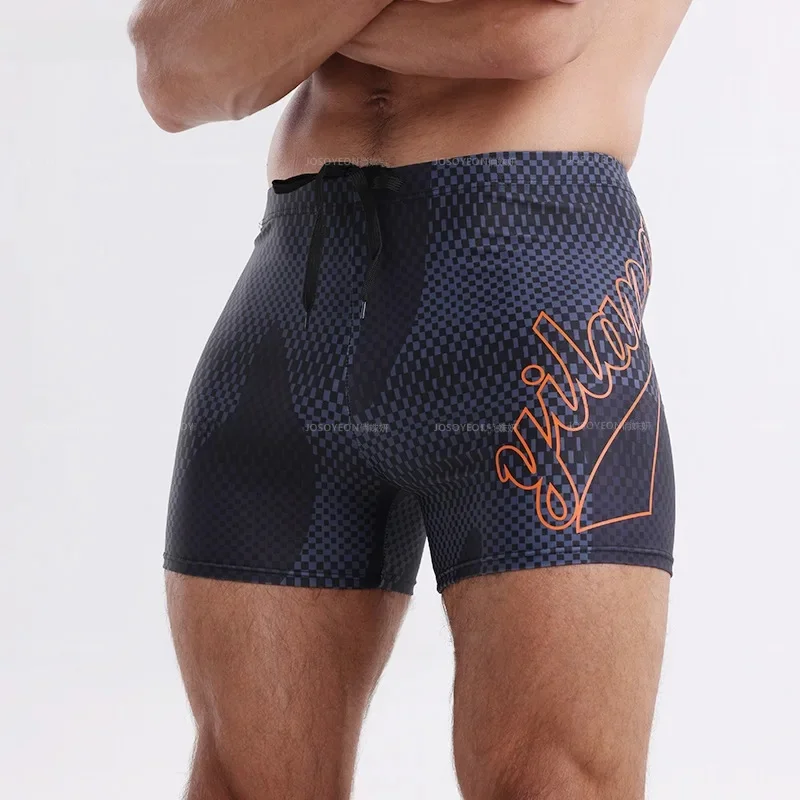 מכנסי ים לגברים בצבע קונסרבטיבי עם זווית קצרה, ייבוש מהיר, תרמיים, שימוש מיוחד, נוחים, תחתוניות סטודנטים לשחייה