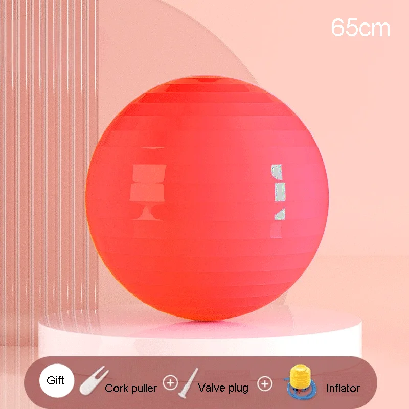 Yoga Ball Pvc Thick Yoga Fitness Ball Set Sports Smooth And Point Massage 45-95cm Home Fitness Equipment