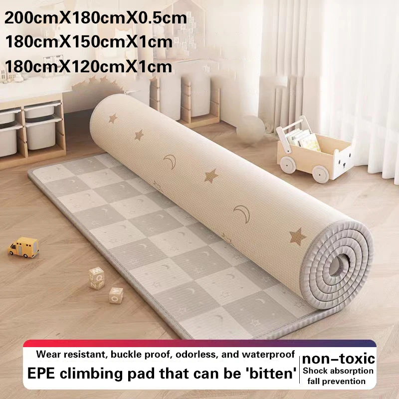 180cmX150cmX1cmEnvironmentallyFriendlyThickBabyCrawlingPlayMatsMatCarpetPlayMatfor