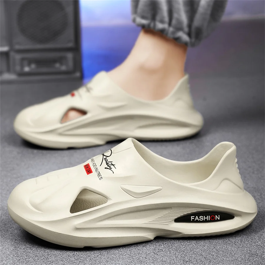 Coconut sandals men's summer beach slippers men's driving sports outer wear non-slip toe-toe clogs new Baotou clogs summer outer wear non-slip anti-odor poop-feeling sports popular driving coconut beach sandals