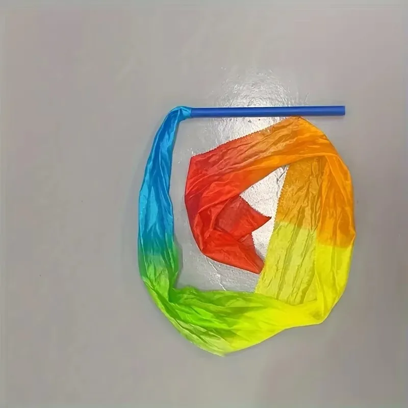 1PC Dance Gymnastics Silk Ribbons 1.5mx20cm Adults and Children Dancing Sports Props Flinging Silk