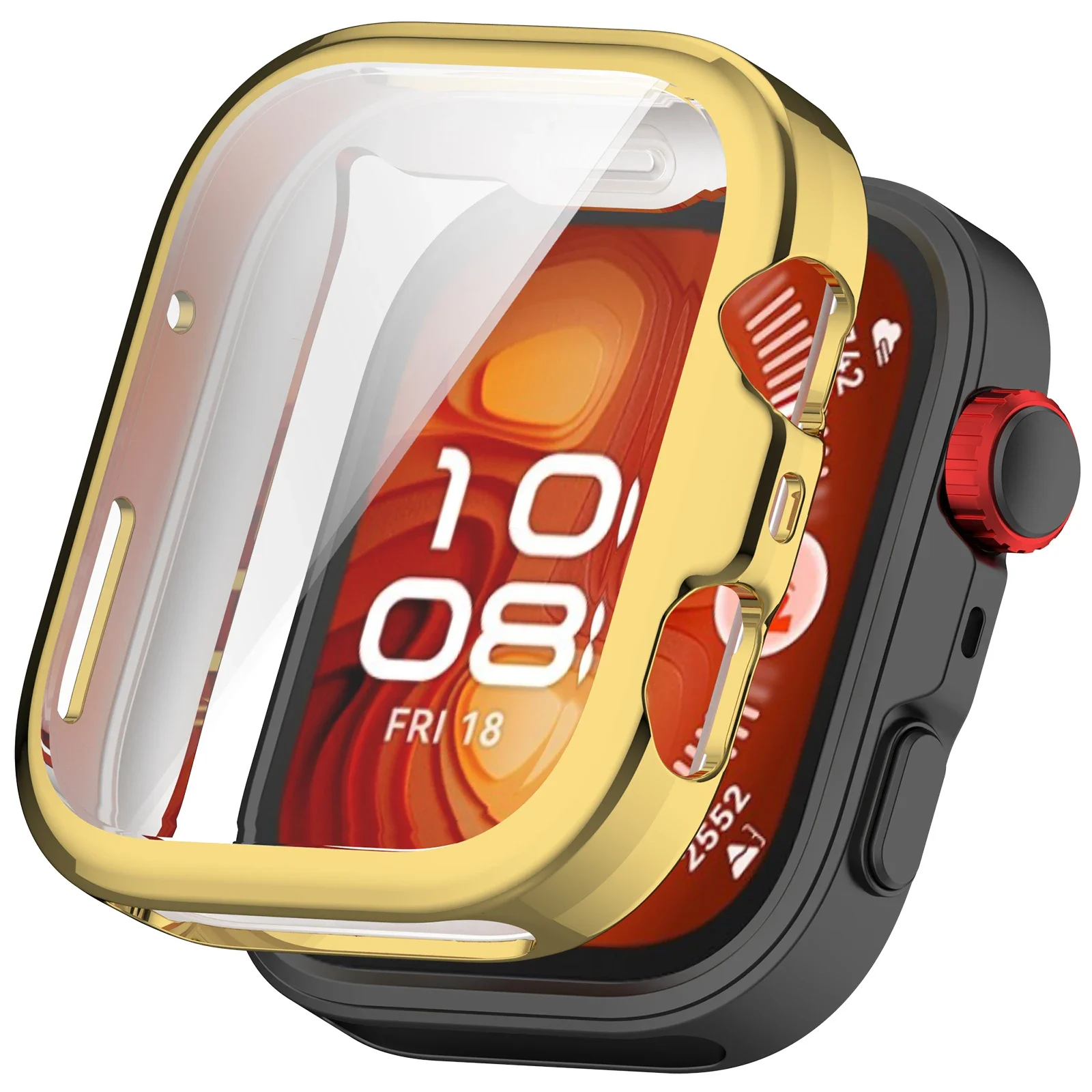 Premium Glass & TPU Full Cover Protective Case with Tempered Glass Screen Protector and Frame Bumper Shell