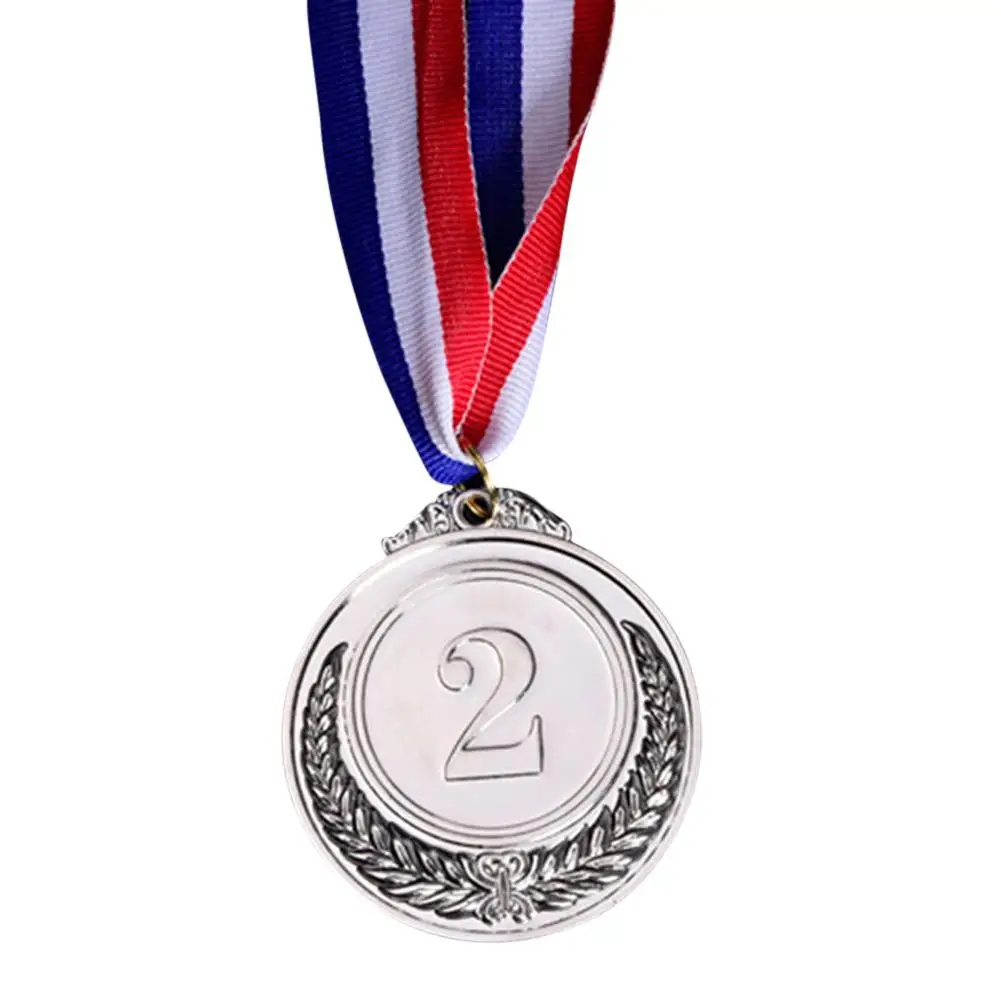 

Children Award Medal Winner Reward Badge Kids Outdoor Game Prize (Silver 2)
