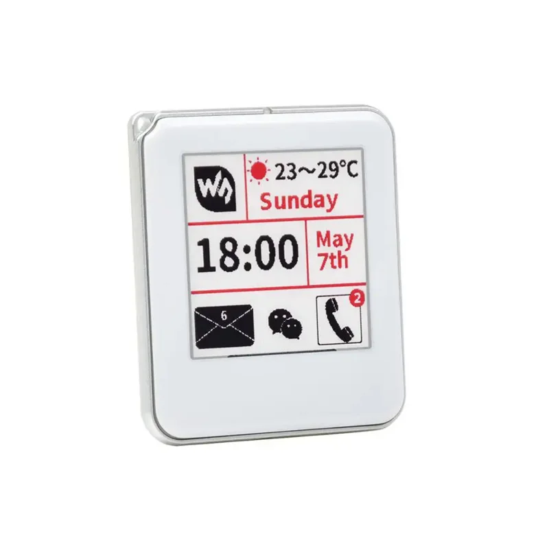 

Waveshare 1.54inch NFC-Powered e-Paper No Battery Wireless Powering & Data Transfer Red/Black/White Three-Color Displaying