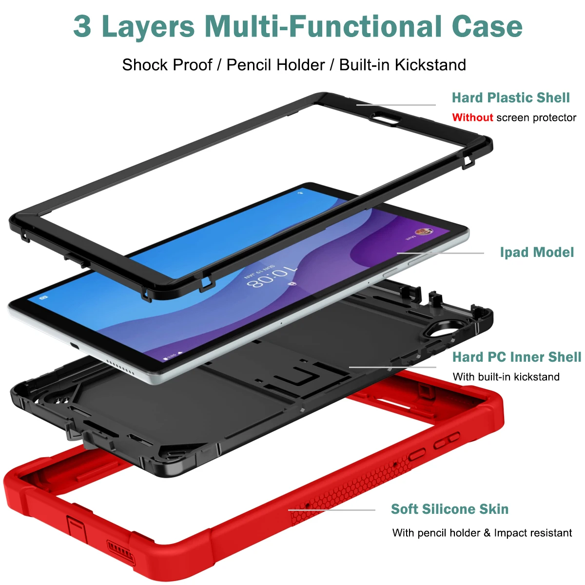 Case For Lenovo Tab M10 HD 2nd Lenovo Gen TB-X306X TB