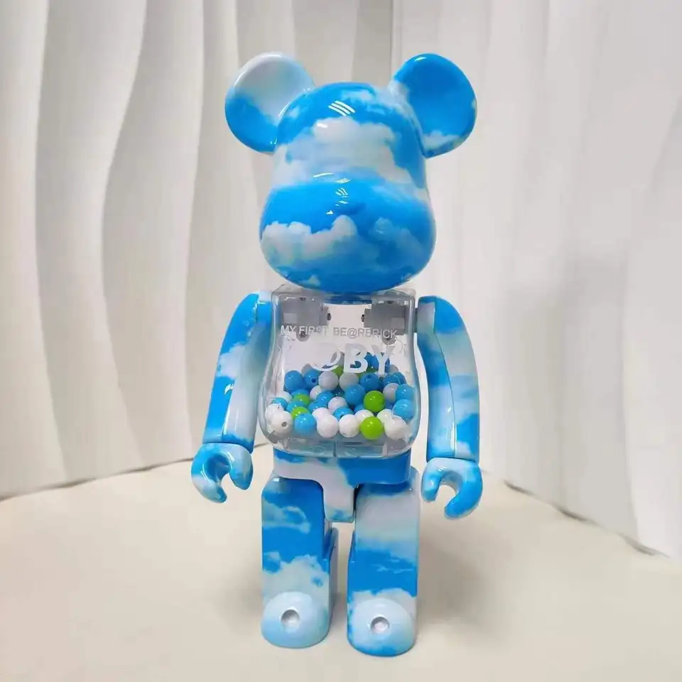 BE@RBRICK BOOWY “B・BLUE” 100％ &amp; 400％ Basquiat V4” from Be@rbrick - Dope! Gallery