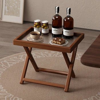 Bamboo Folding Side Table 3
