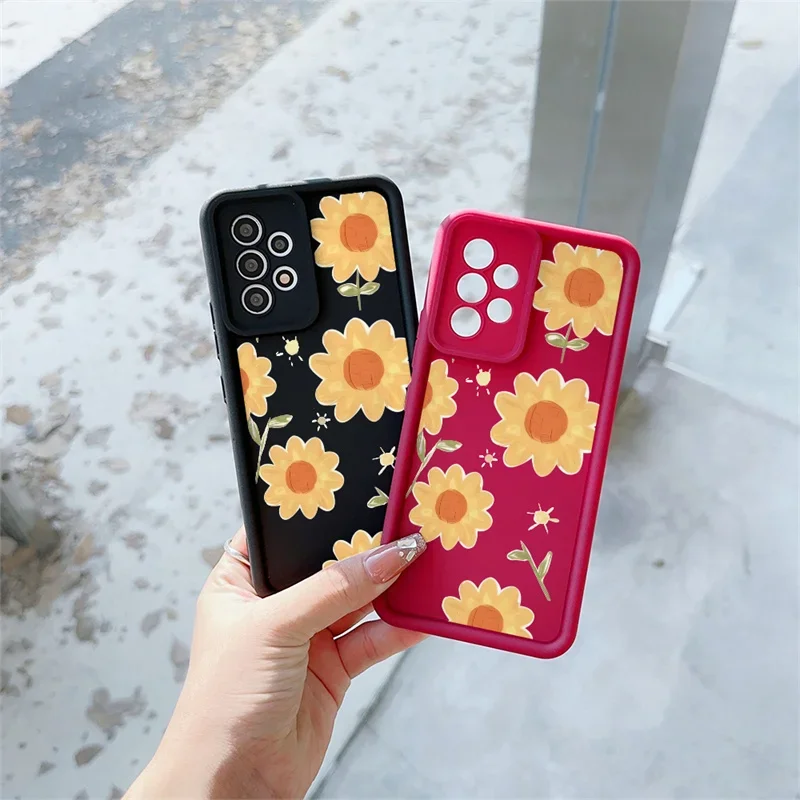 Floral Silicone Phone Case - Elegant Flower Design
