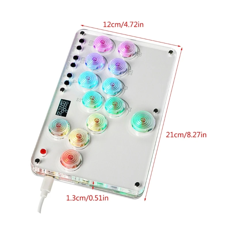 라이트 게임 액세서리가 포함된 Hitbox 컨트롤러 키보드 파이팅 조이스틱