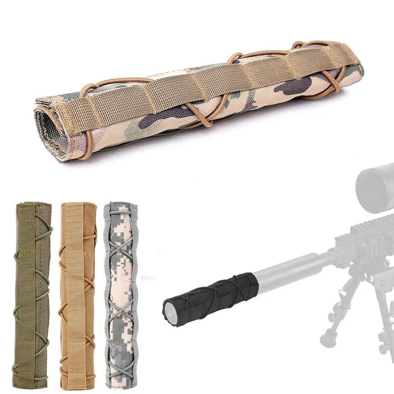 Nylon Gun Silencer Protective Case for Hunting and Airsoft