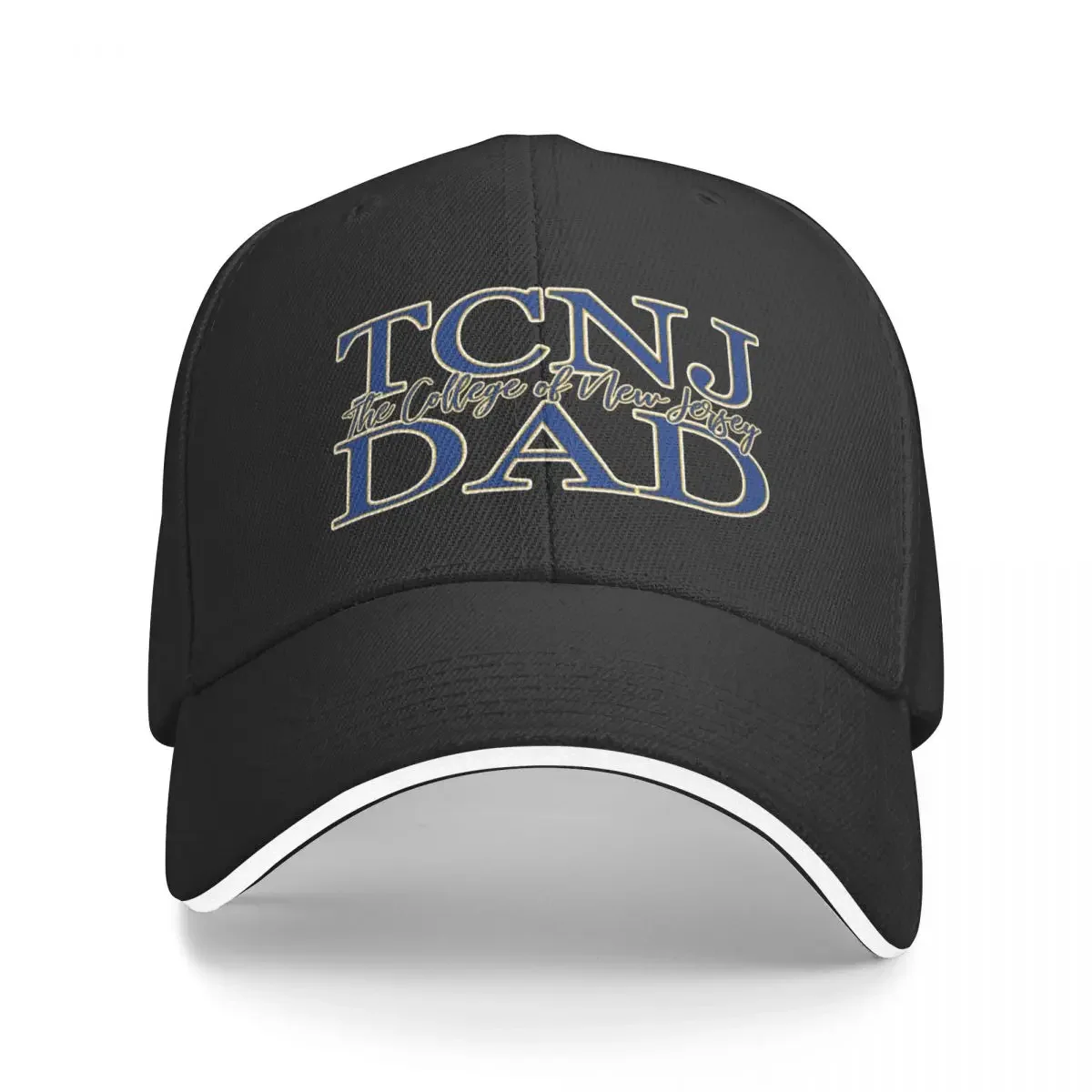 

TCNJ The College of New Jersey Dad Logo Baseball Cap Sunhat Sunscreen Luxury Hat Women Beach Fashion Men's