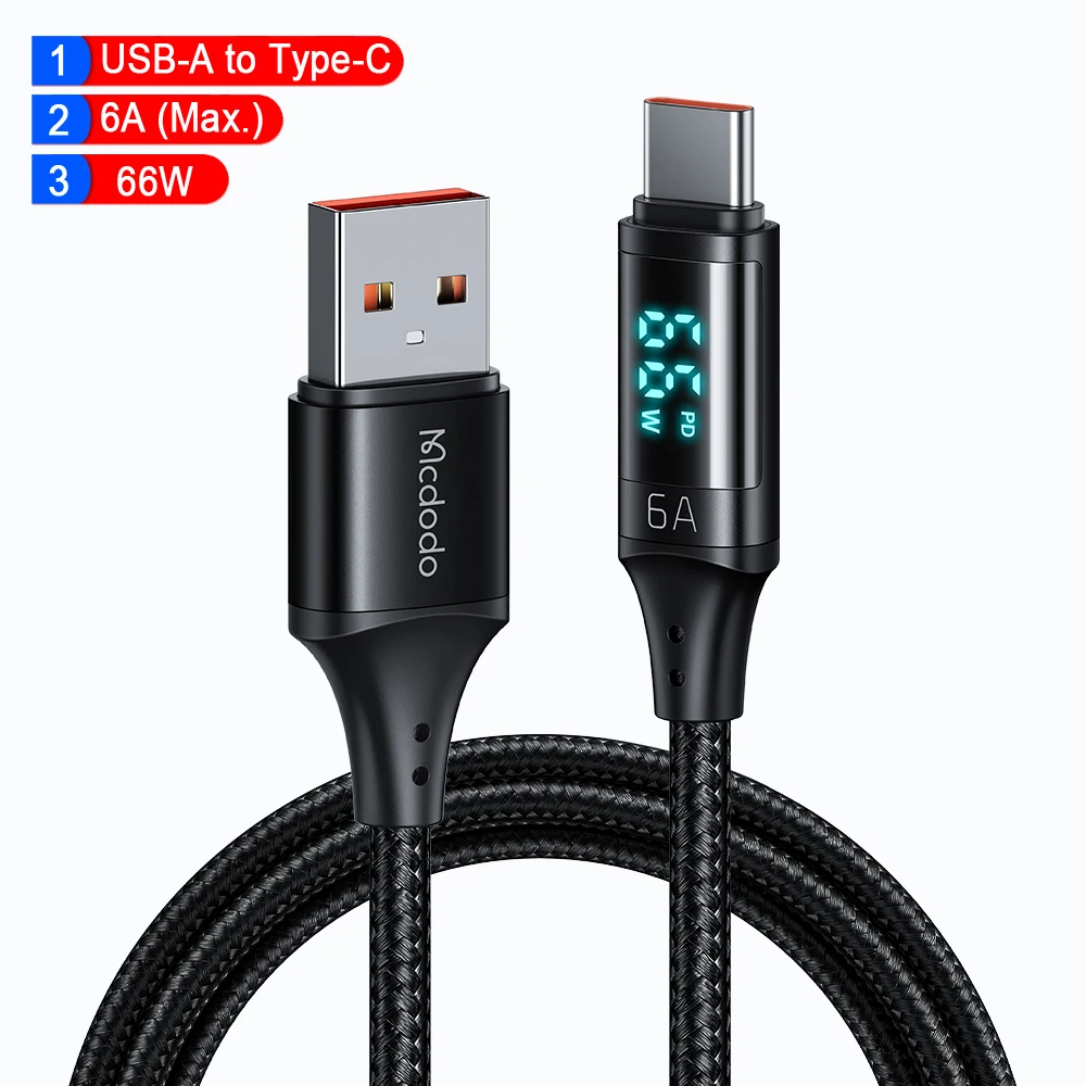 Mcdodo 36W PD USB C Micro Cable Fast Charging Type C Cable for iPhone 13 12 11 Pro Max XR X iPad Digital Display Phone Data Cord mobile phone cables Cables