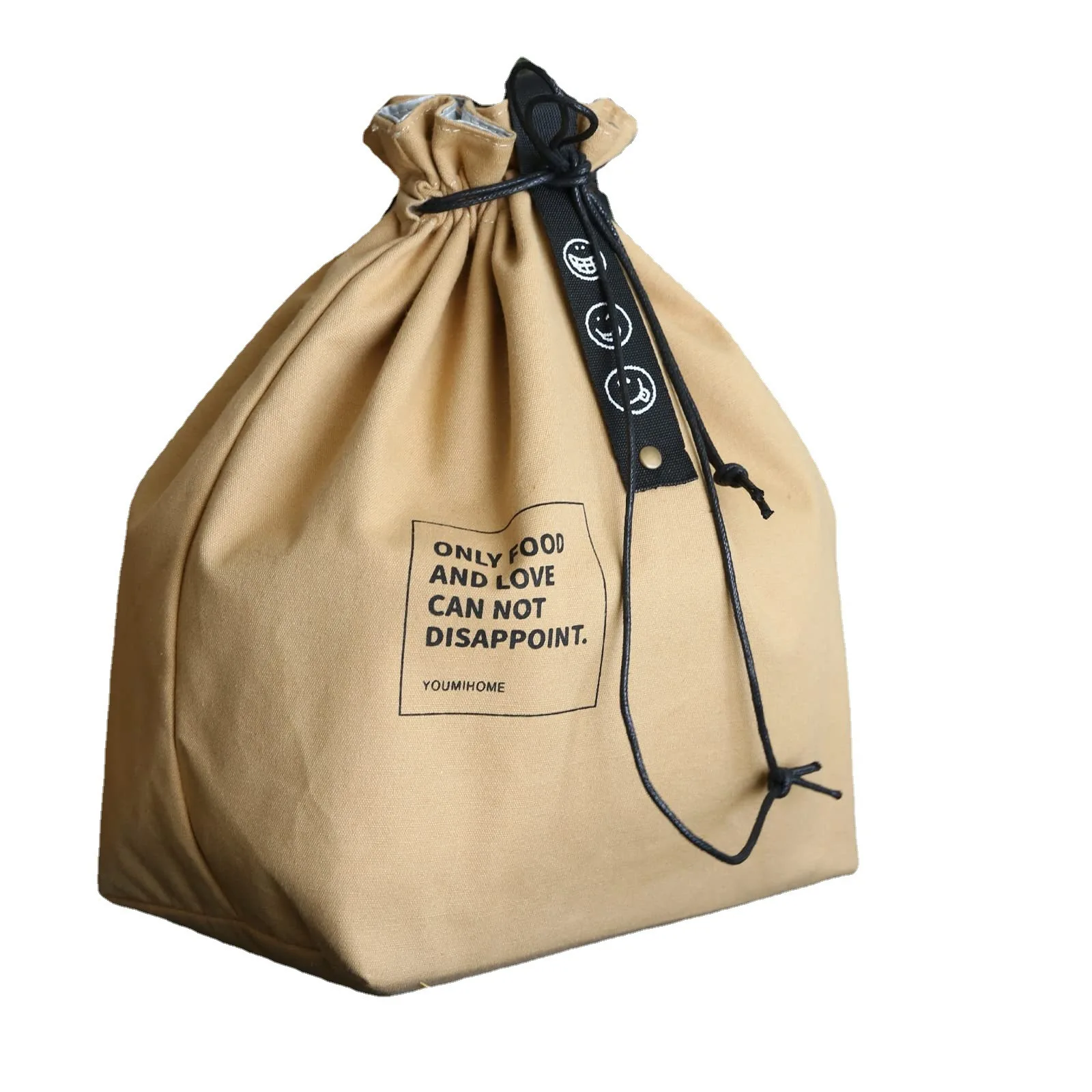 Large Insulated Aluminum Foil Lunch Bag Handle Bag Insulated Lunch Bag Picnic Student Bento Handbag lunch bags for men 1