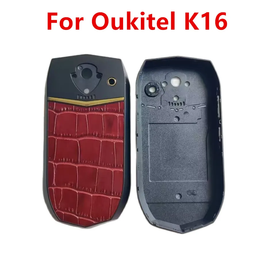 

Оригинальный Корпус для сотового телефона Oukitel K16 3,5 дюйма, задняя крышка аккумулятора, Кожаные детали