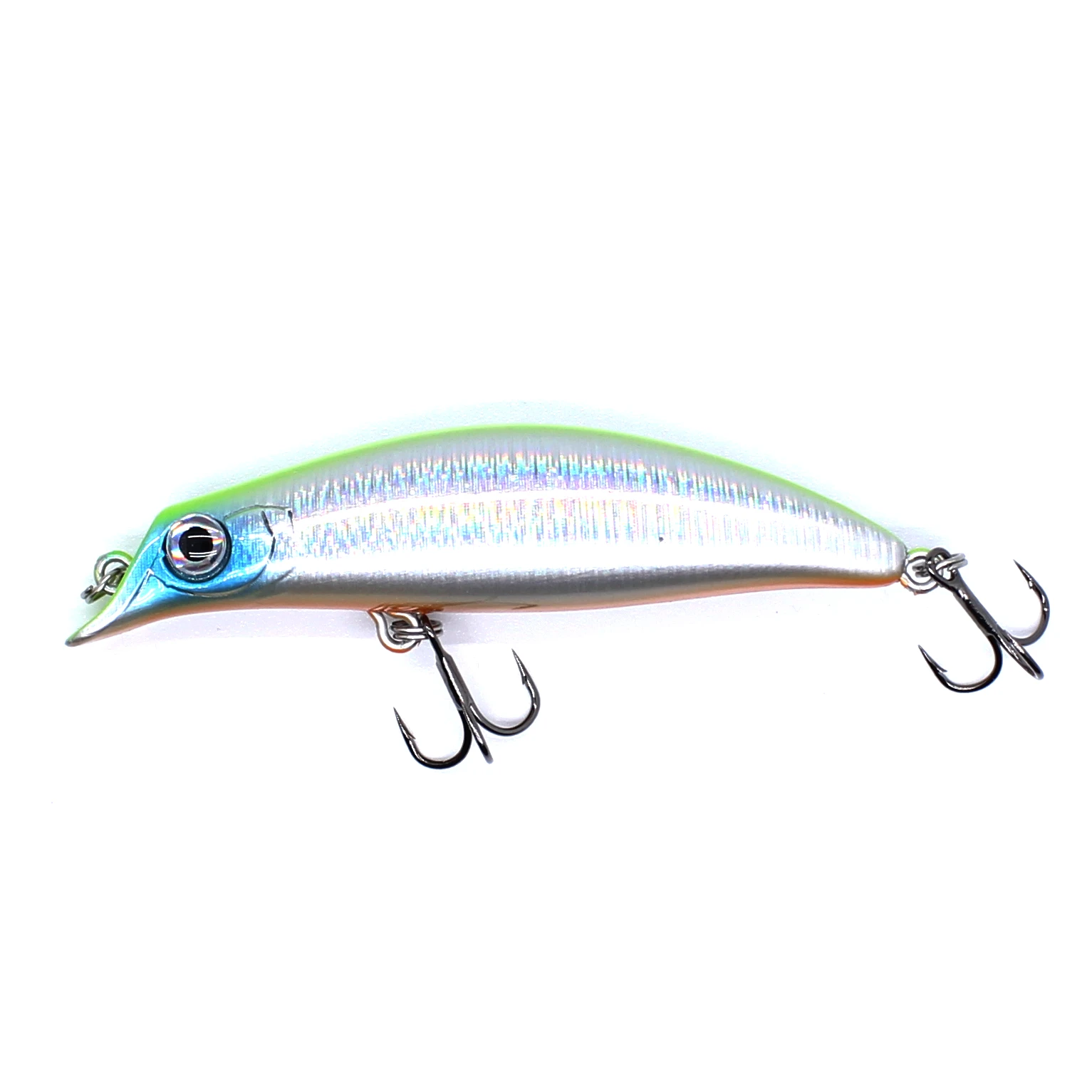 Aoclu Top water Hybird Schwimmer 75mm 6,5g harten Köder Minnow Stick Köder Bass Forelle Boot Angeln UV-Malerei leuchten im Wasser – Detail 13