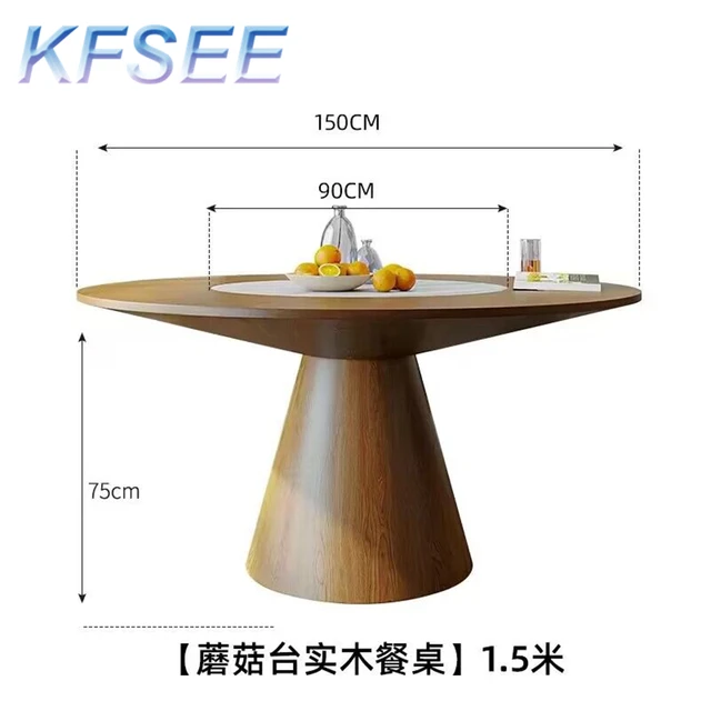 Kfsee 1Pcs A Set Prodgf Round 120cm Length Dining Table with turnable -  AliExpress