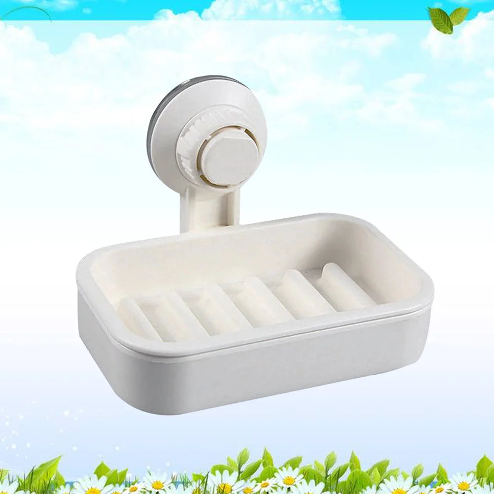 비누 트레이 접시 보호기 배수 거치대 스펀지 배수 바, 월스토어 디스펜서 컵 흡입 싱크 보관 스크러버, 배수 랙 드립