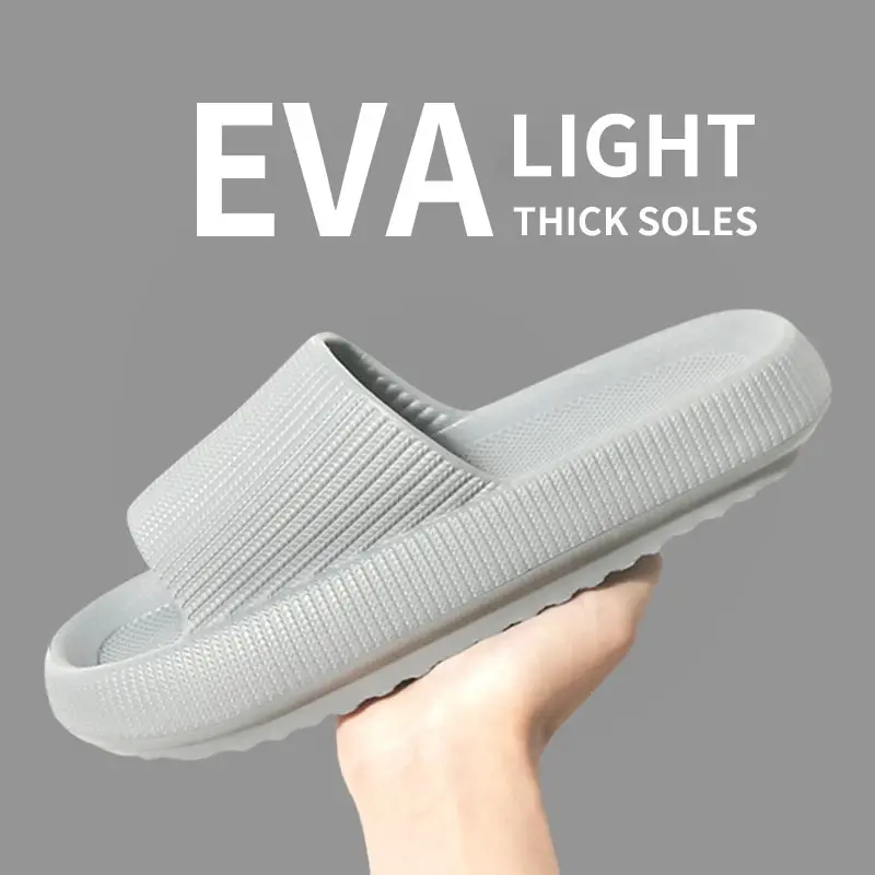 Pantofole Estate Donna Uomo: Ciabatte Infradito Antiscivolo In EVA, Flat. Perfette Per Casa, Spiaggia E Hotel (Rosa, 36/37) - 2