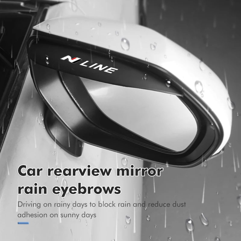 Car Mirror Film Car Rearview Side Sticker Waterproof Durable Auto Accessories for Hyundai N Nline Tucson Kona Sonata Veloster i20 i30 rearview mirror rain shield rearview mirror rain eyebrow car rearview mirror visor rearview mirror rain guard rearview mirror visor car mirror film