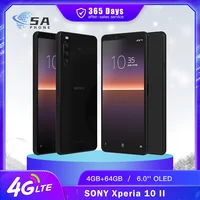Original Sony Xperia 10 II 10II SO-41A 4G Mobile Phone 4GB+64GB 12MP+8MP OLED 6.0'' Snapdragon 665 Octa-Core Android SmartPhone 1