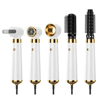 HOMEFISH – sèche-cheveux électrique 5 en 1, avec fer à friser automatique, peigne à Air chaud et diffuseur pour usage extérieur, moteur à courant alternatif 5