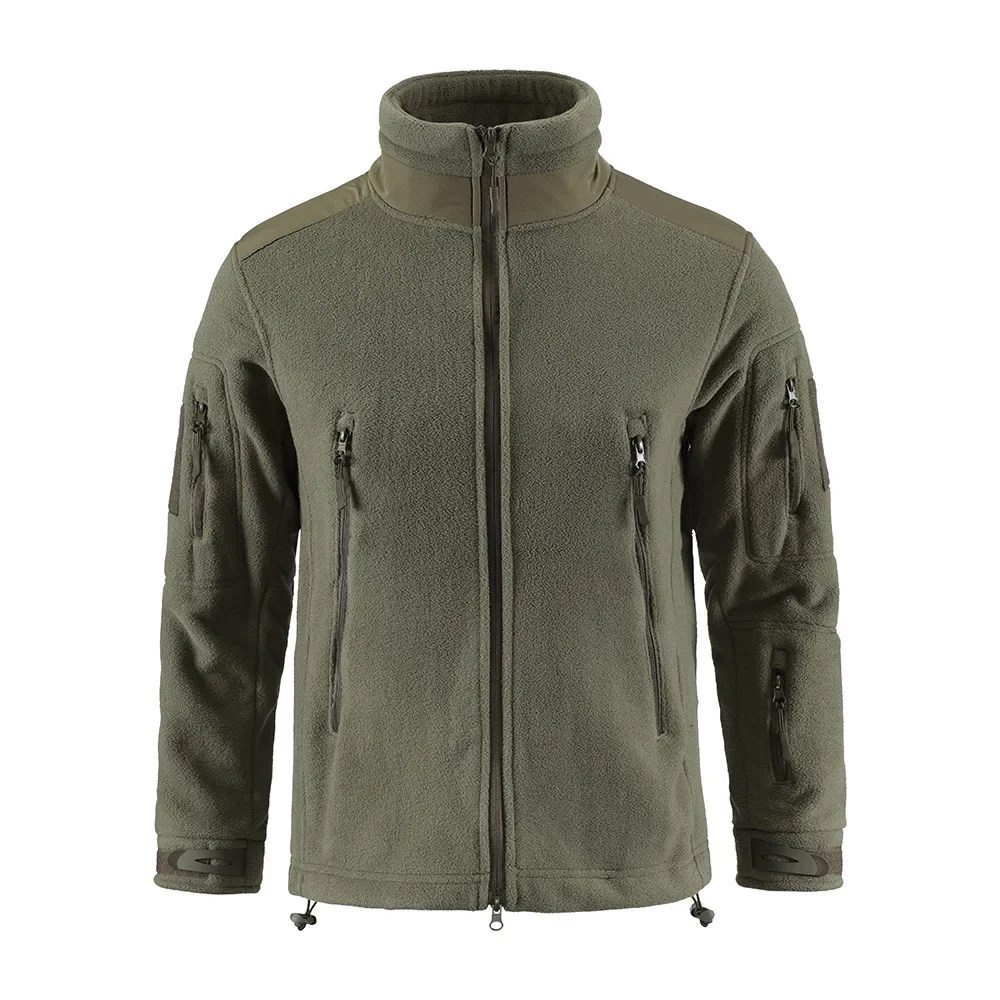 ESDY Brand Multipocket Camouflage Tactical Sport Hiking Jacket Autumn Winter Stand Collar Men&rsquo;s Coat Fleece Warm Outerwear