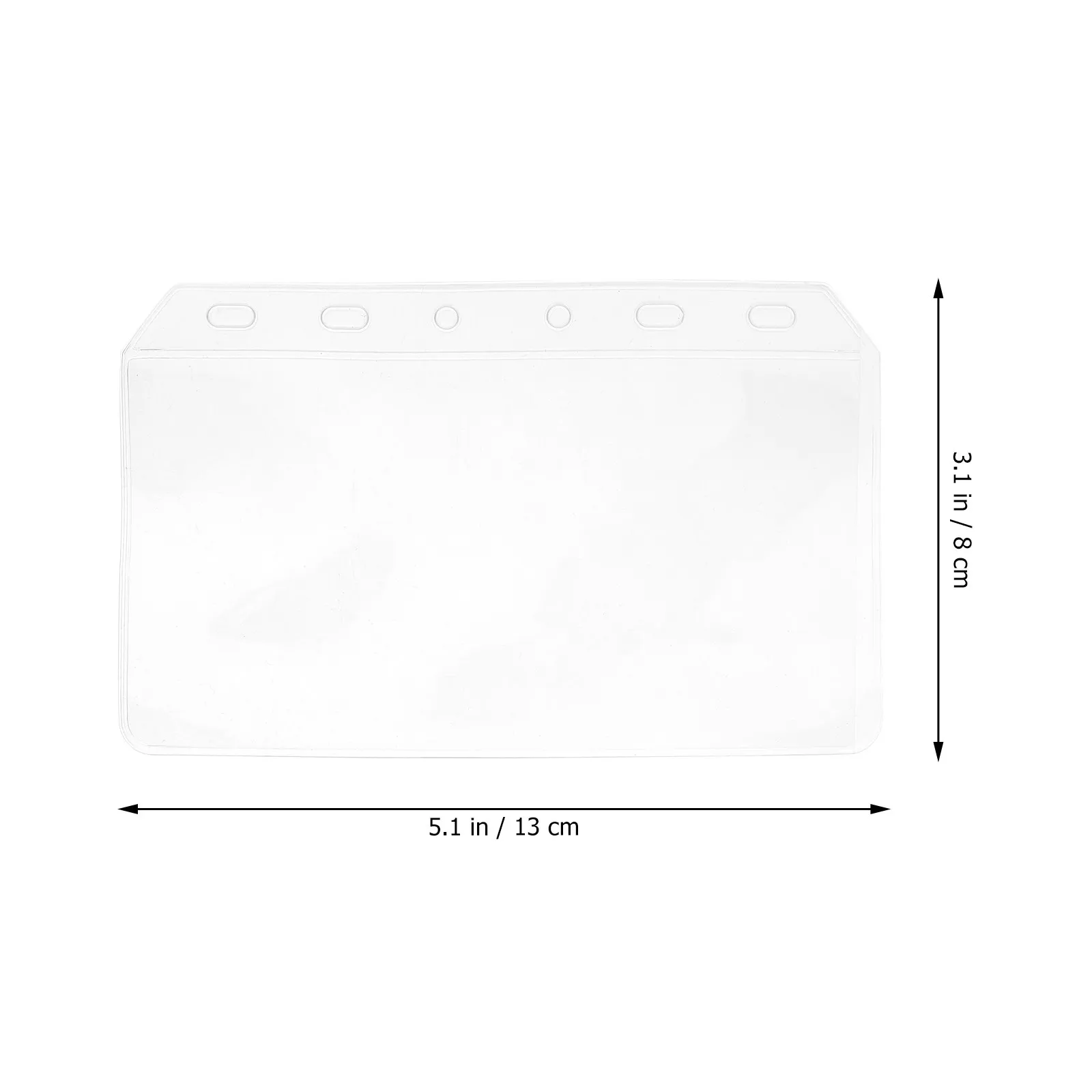 5Pcs 바인더 포켓 주최자 PVC 경량 루스 리프 가방 문서 파일링 폴더 사무실 여행용 노트북 보관 주머니