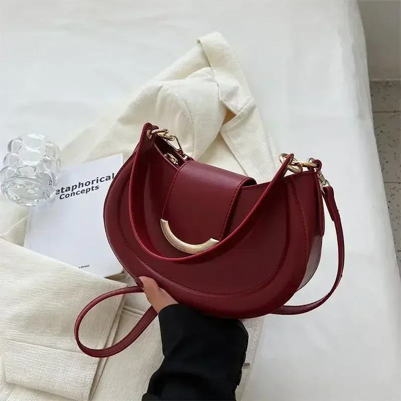 Borse a tracolla ascellari per donna alla moda hobos in pelle PU piccole borse a tracolla sottobraccio e borsette per donna_voghion.com