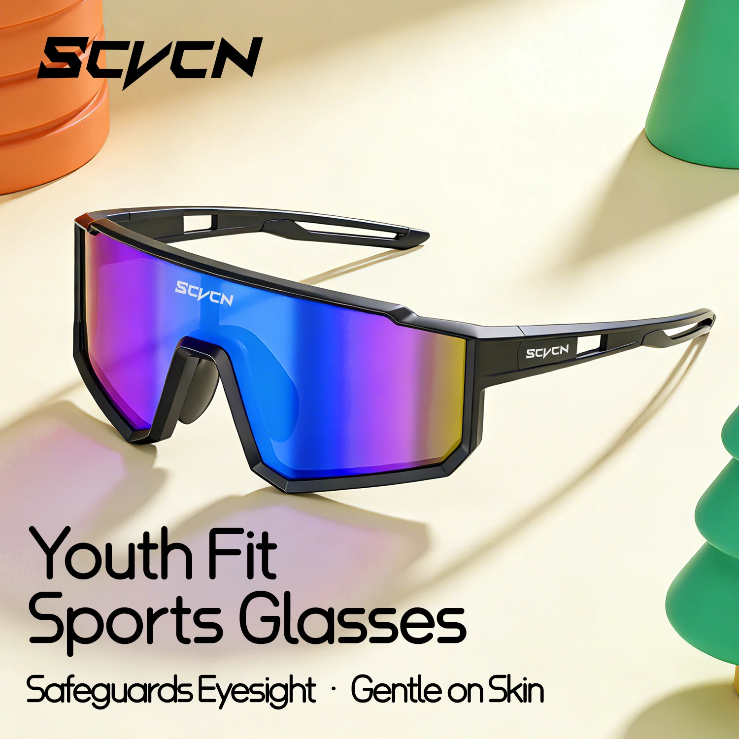 Photochromic Children's Cycling Sunglasses - UV400 Protection