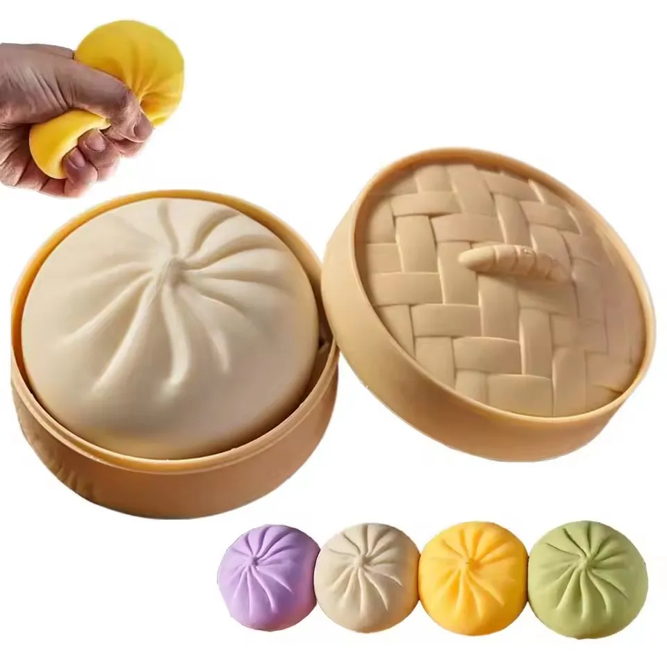 Kawaii Mini Dumpling Squishy Toy - Slow Rise Sensory Stress Relief Party Favor