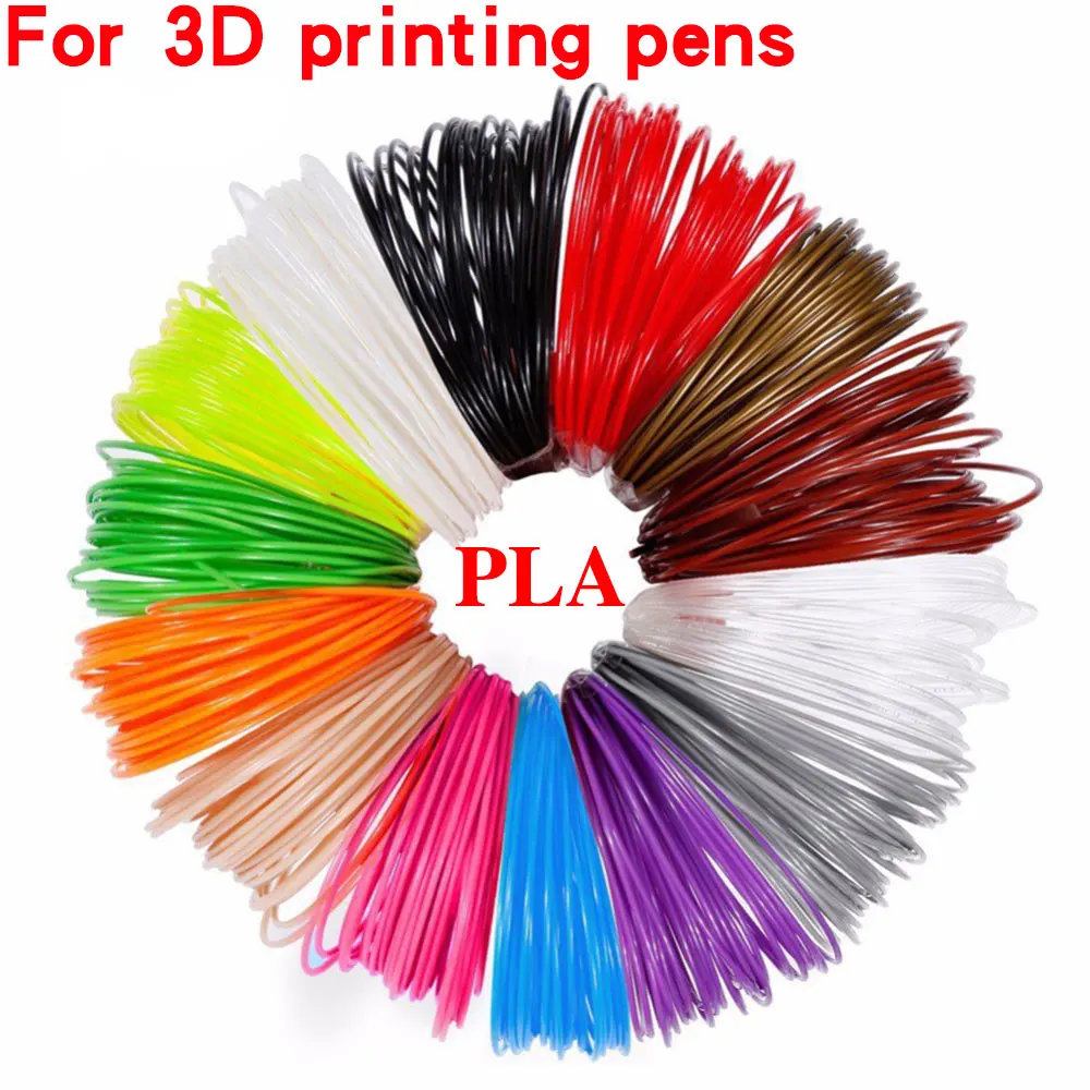 3D 인쇄재료 PLA 3D 프린터용 필라멘트, 12/15 색상, 직경 1.75mm, 30M, 36M, 45M 길이, 드로잉 및 고갈 없는 플라스틱 재료 9 무취 및 무공해 3D 프린터 리필, 3D 펜용 PLA 소모품, 3D 프린팅 재료, 3 차원 모양, 1.75mm
